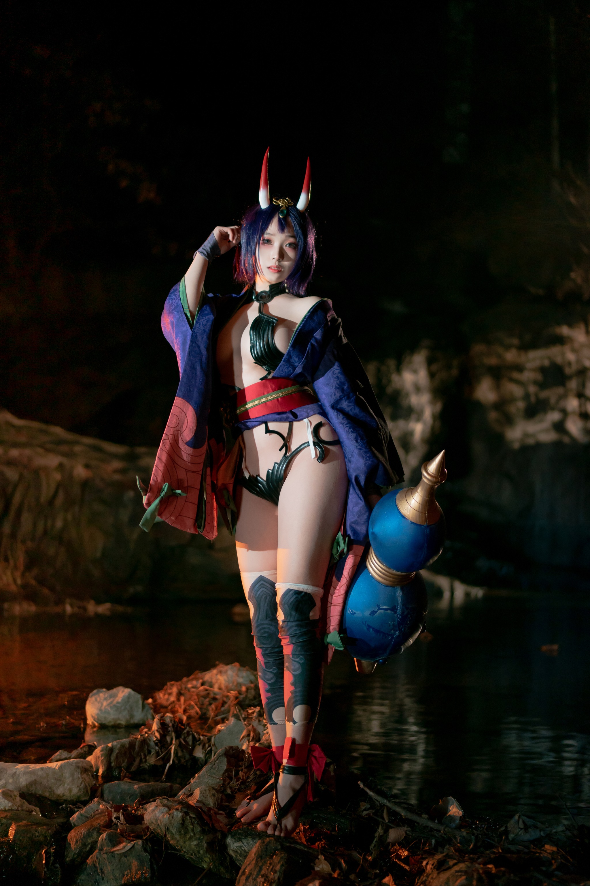 图片[1]-Bambi – NO.122 밤비(斑比) DJAWA Photo – Bambi (밤비) – Shuten Douji (Assassin)[39P]-XikXak